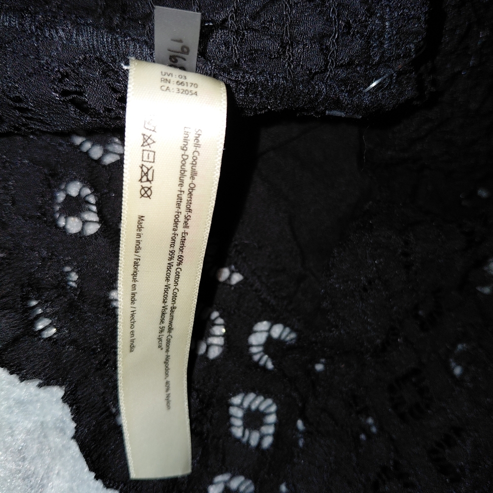 NWT Free People Adella Lace Halter Bralette Womens Large Black - Picture 15 of 16